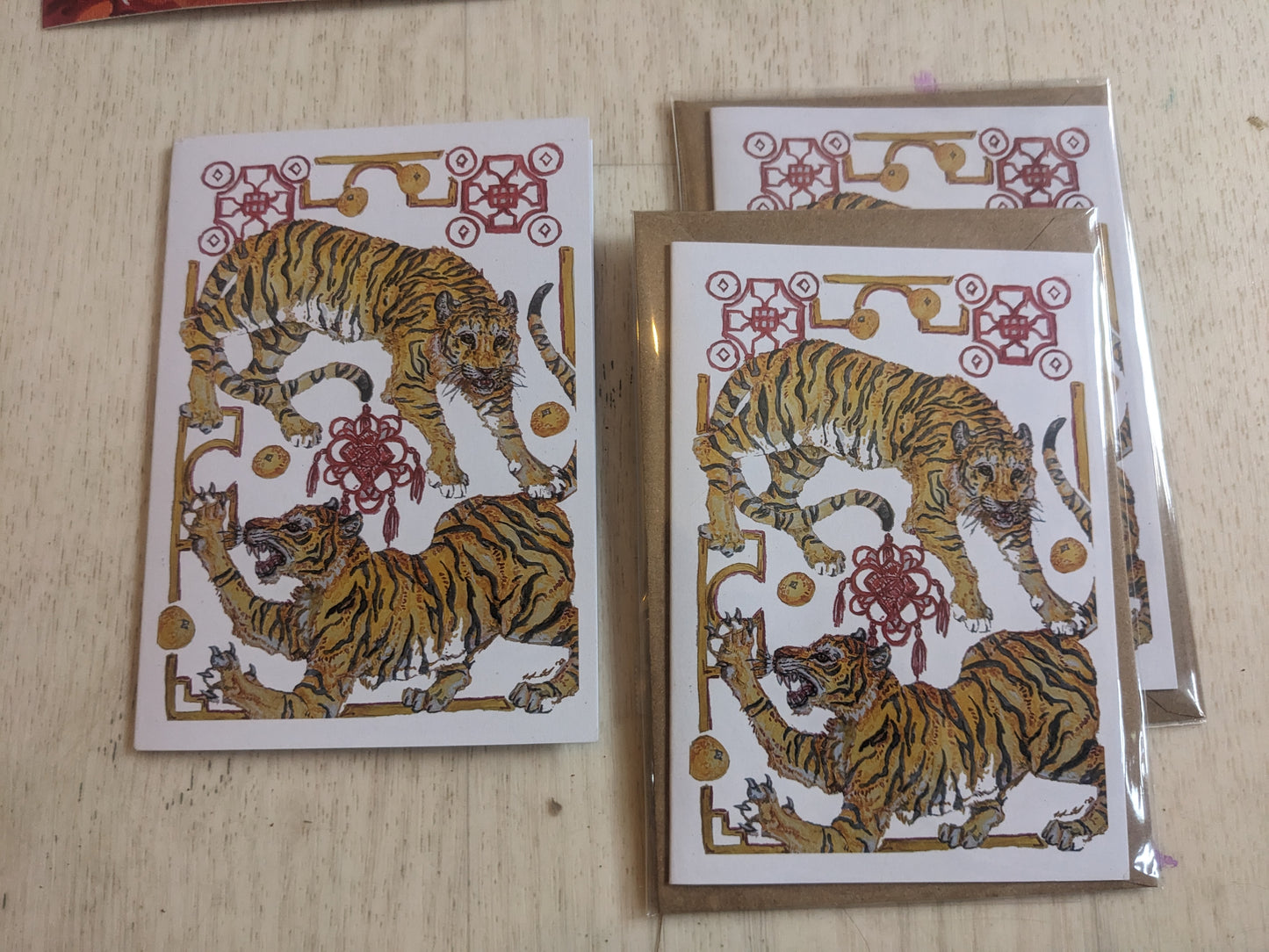 Two Parts of One Greeting Card