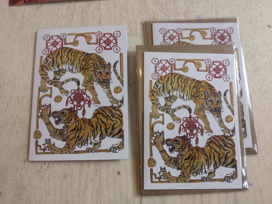 Two Parts of One Greeting Card