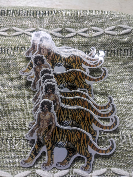 Tigertaur Standing Sticker