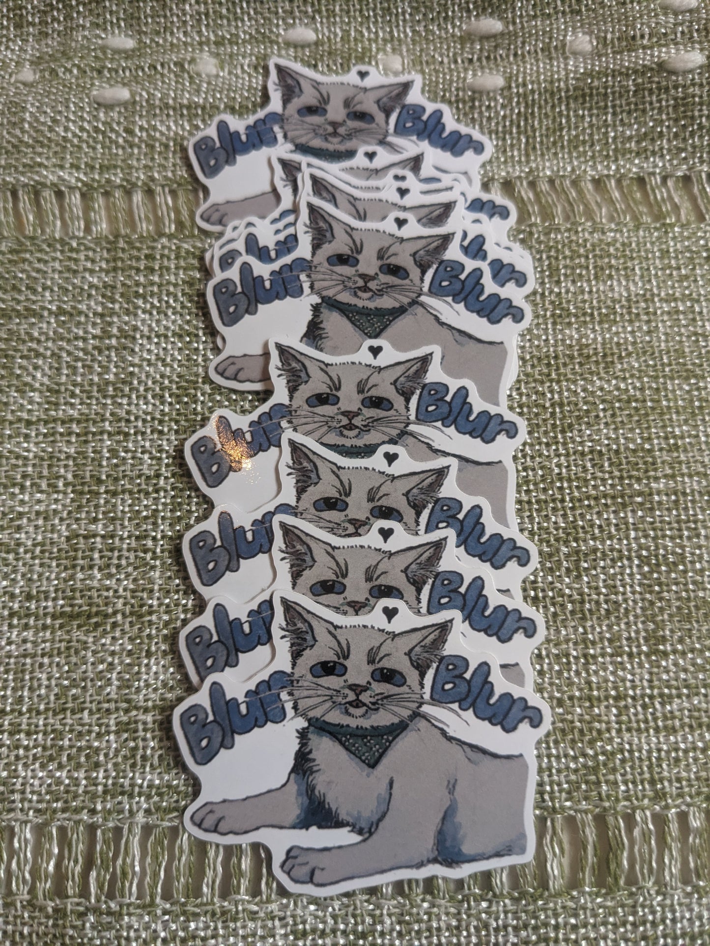 Blur Blur Sticker