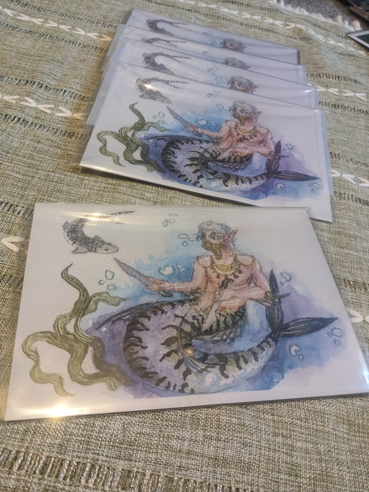 Mackerel Merman Print
