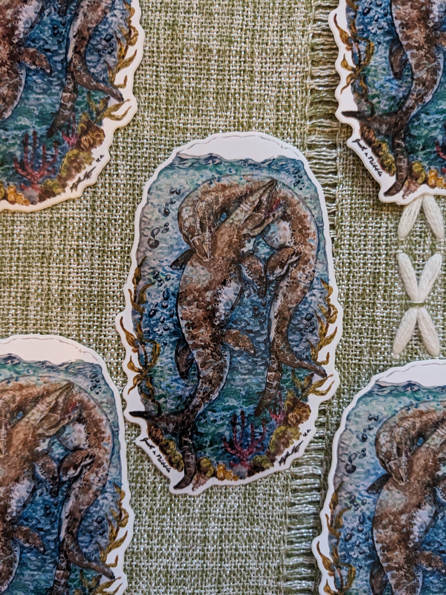 Just a Nibble Sticker-Large