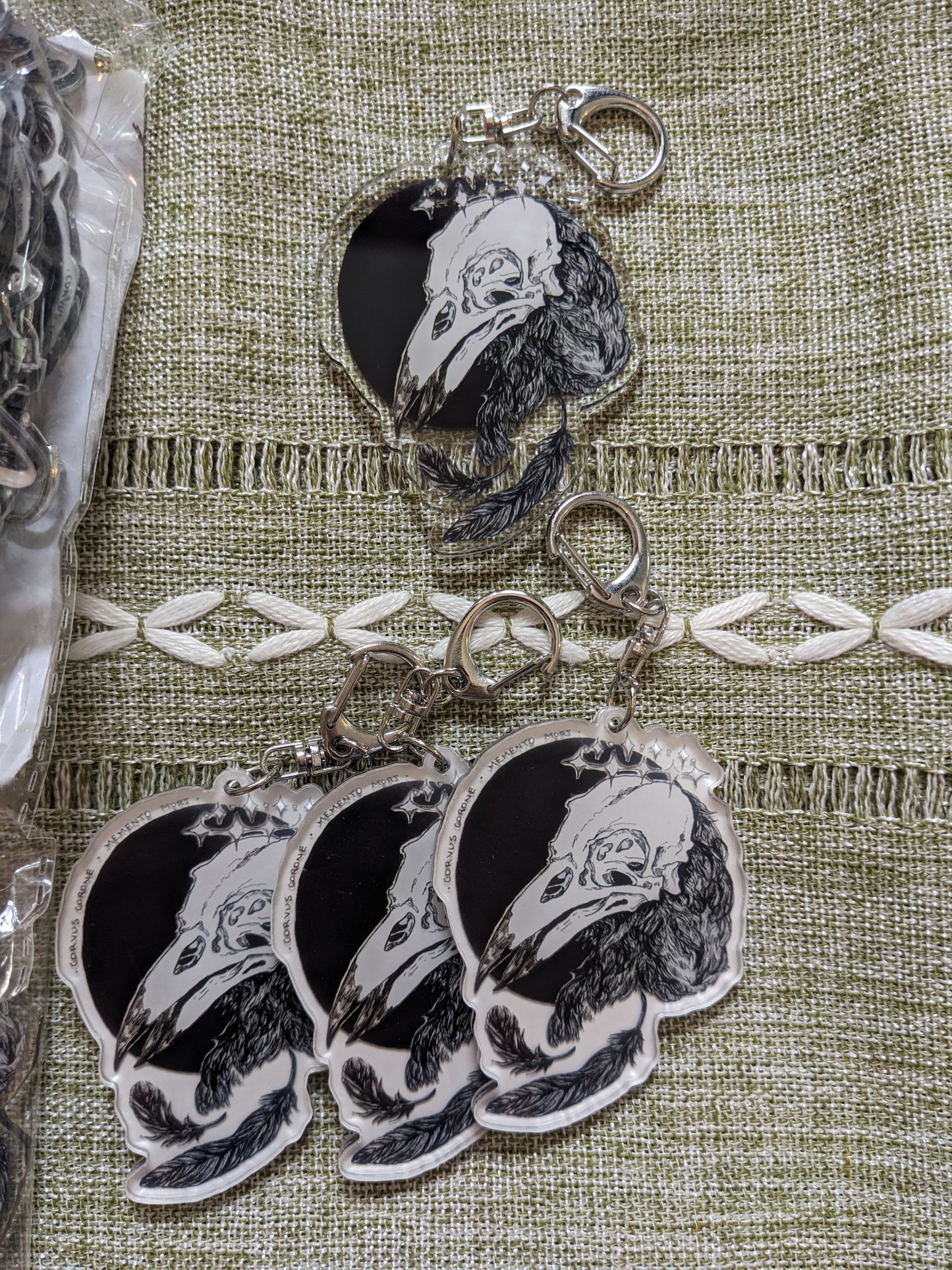 Corvus Corone Large Keycharm