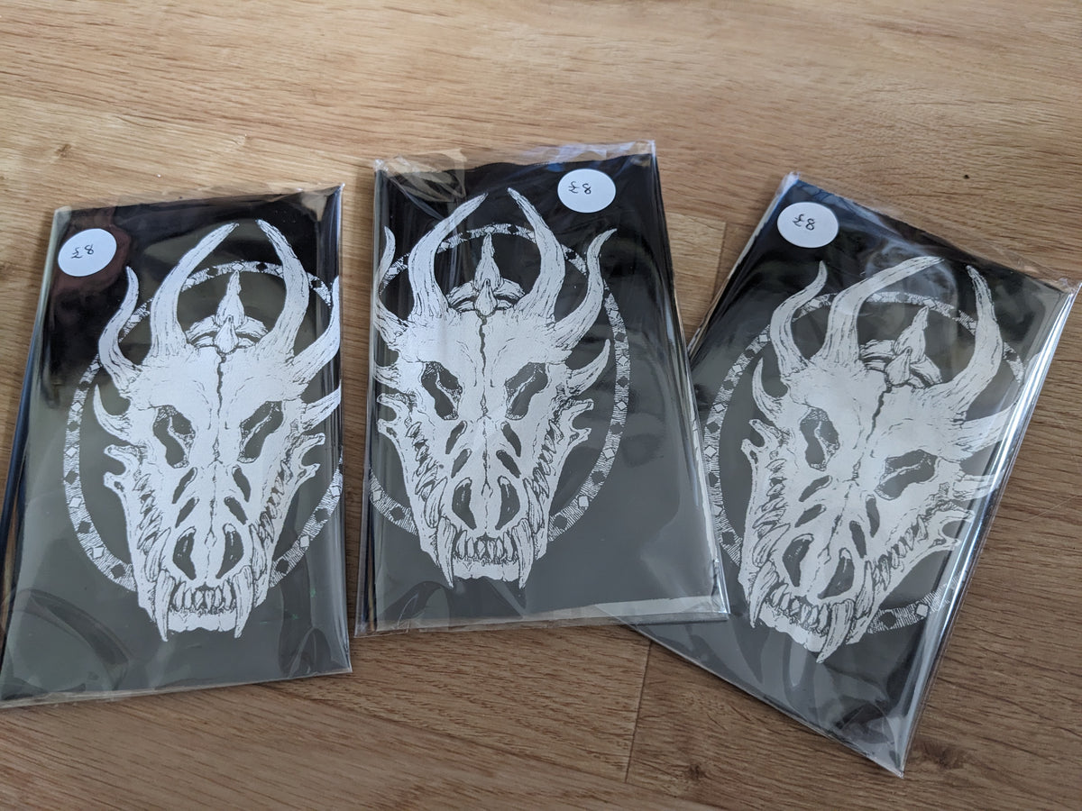 Dragon Skull A6 Fabric Patch