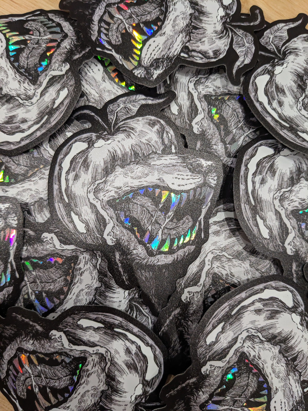 Consume Me Holographic Sticker