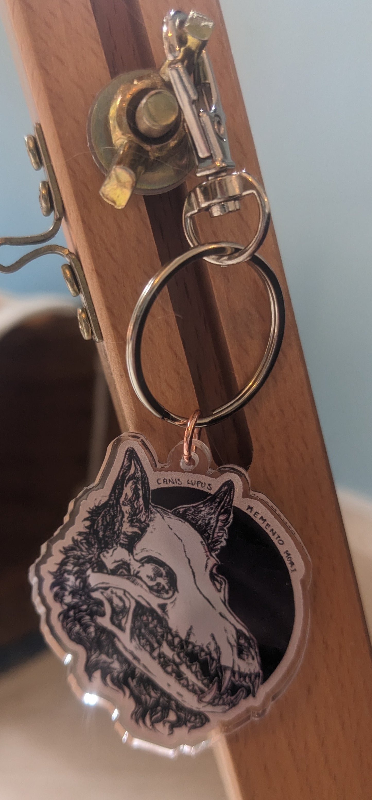 Canis Lupus Keychain