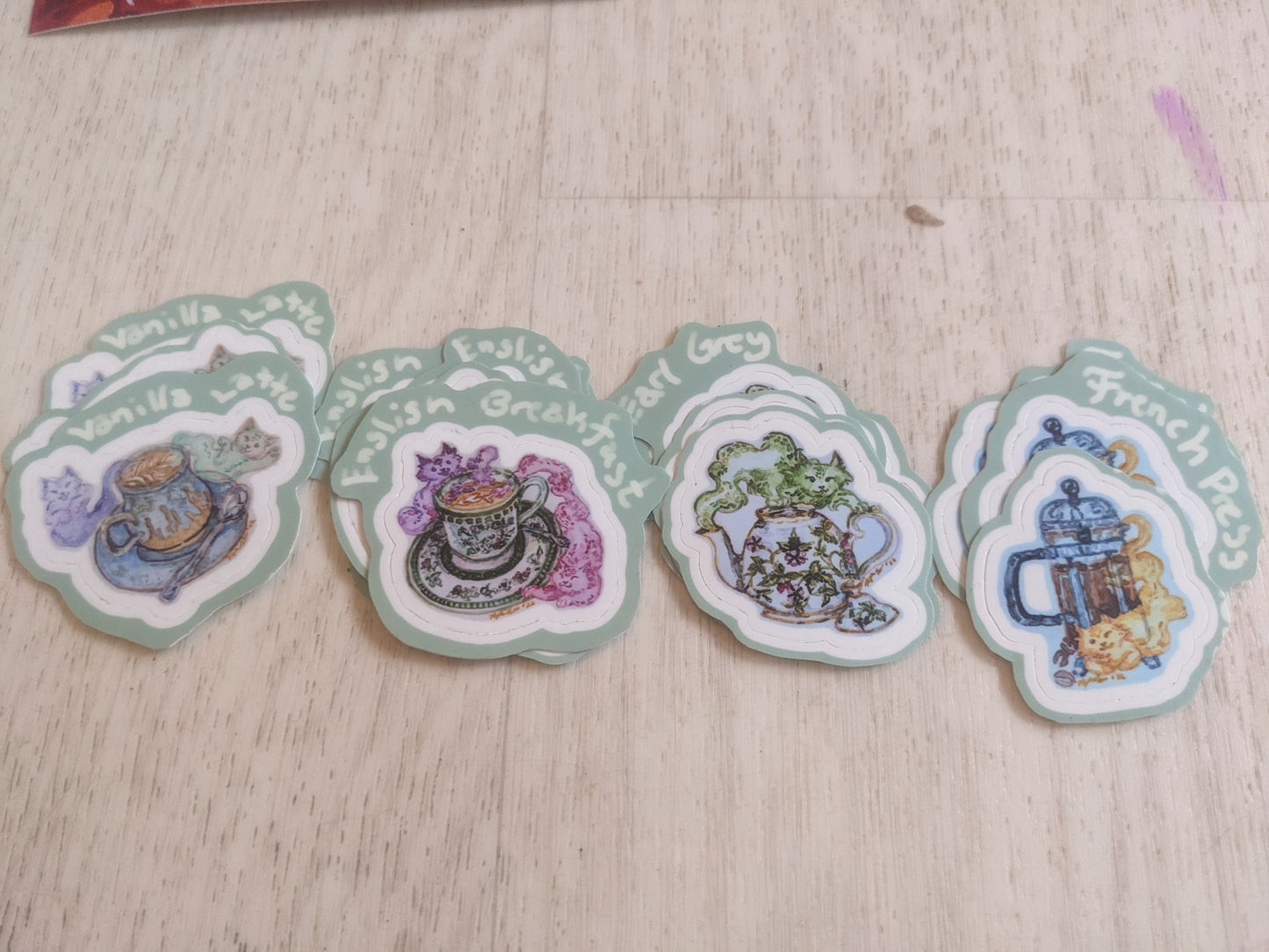 Earl Grey Kitty Sticker