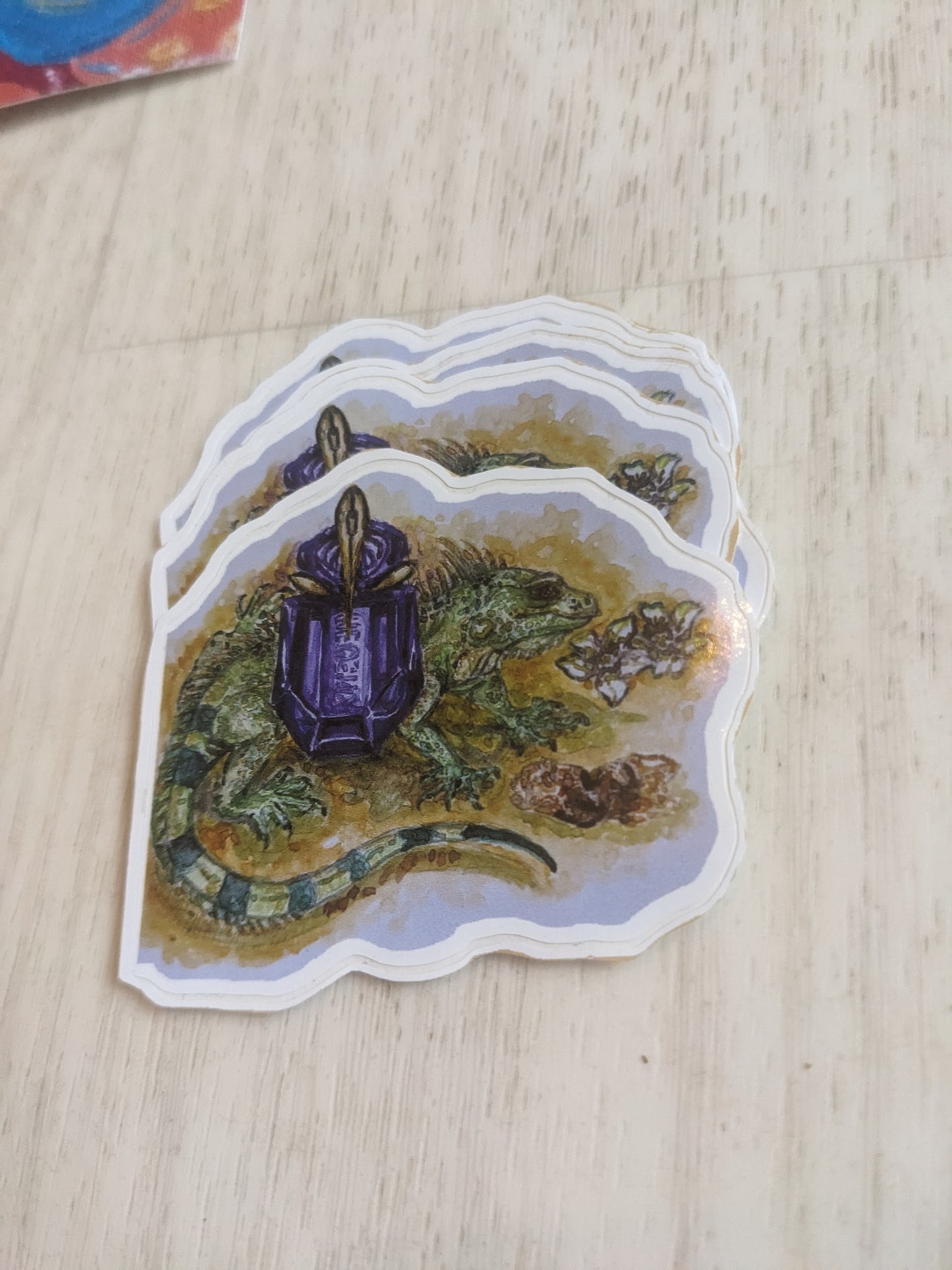 Green Iguana Sticker