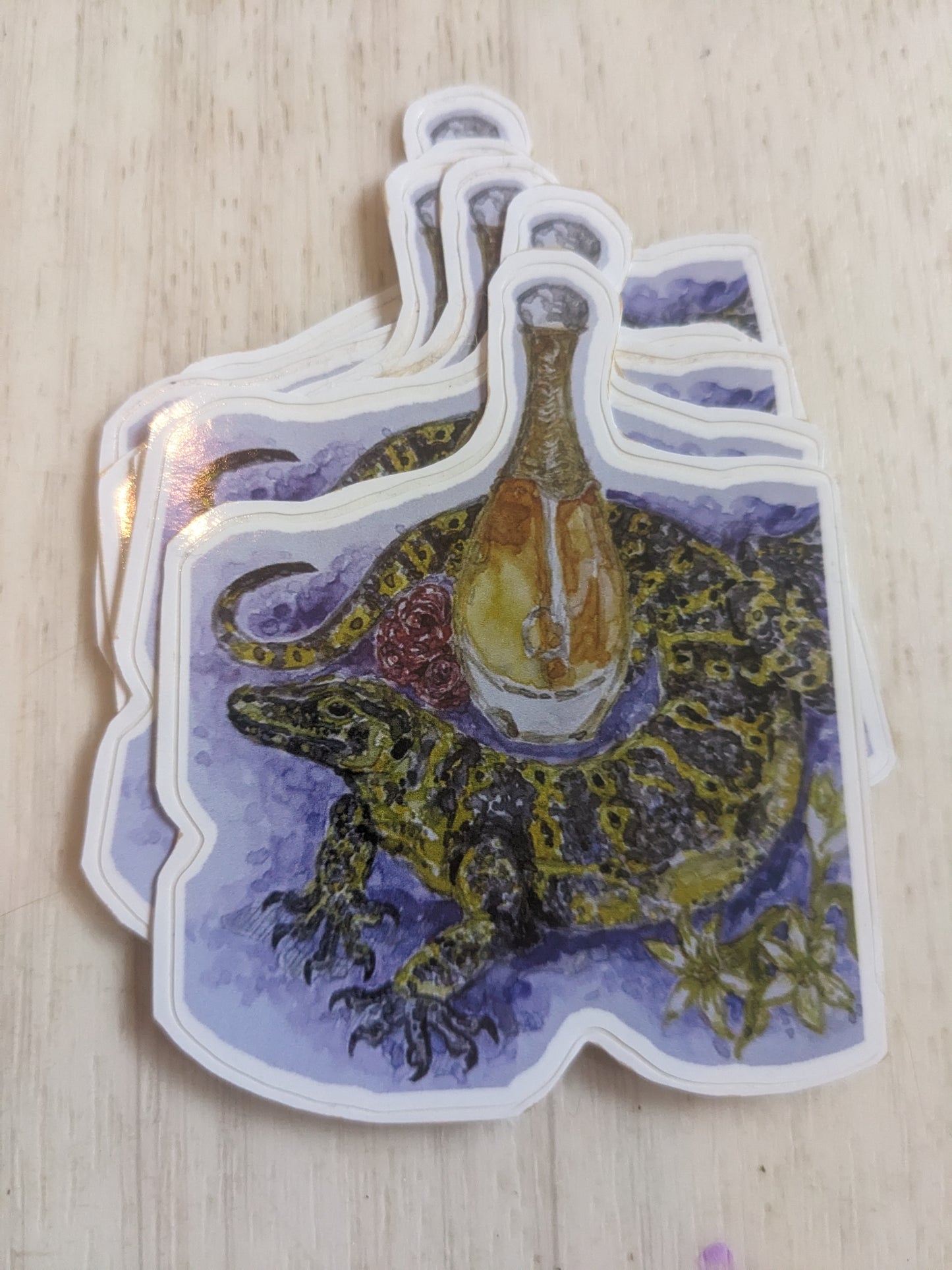 Asian Water Monitor Sticker