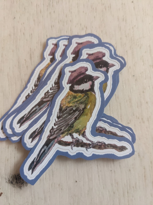 Helio the Great Tit Sticker