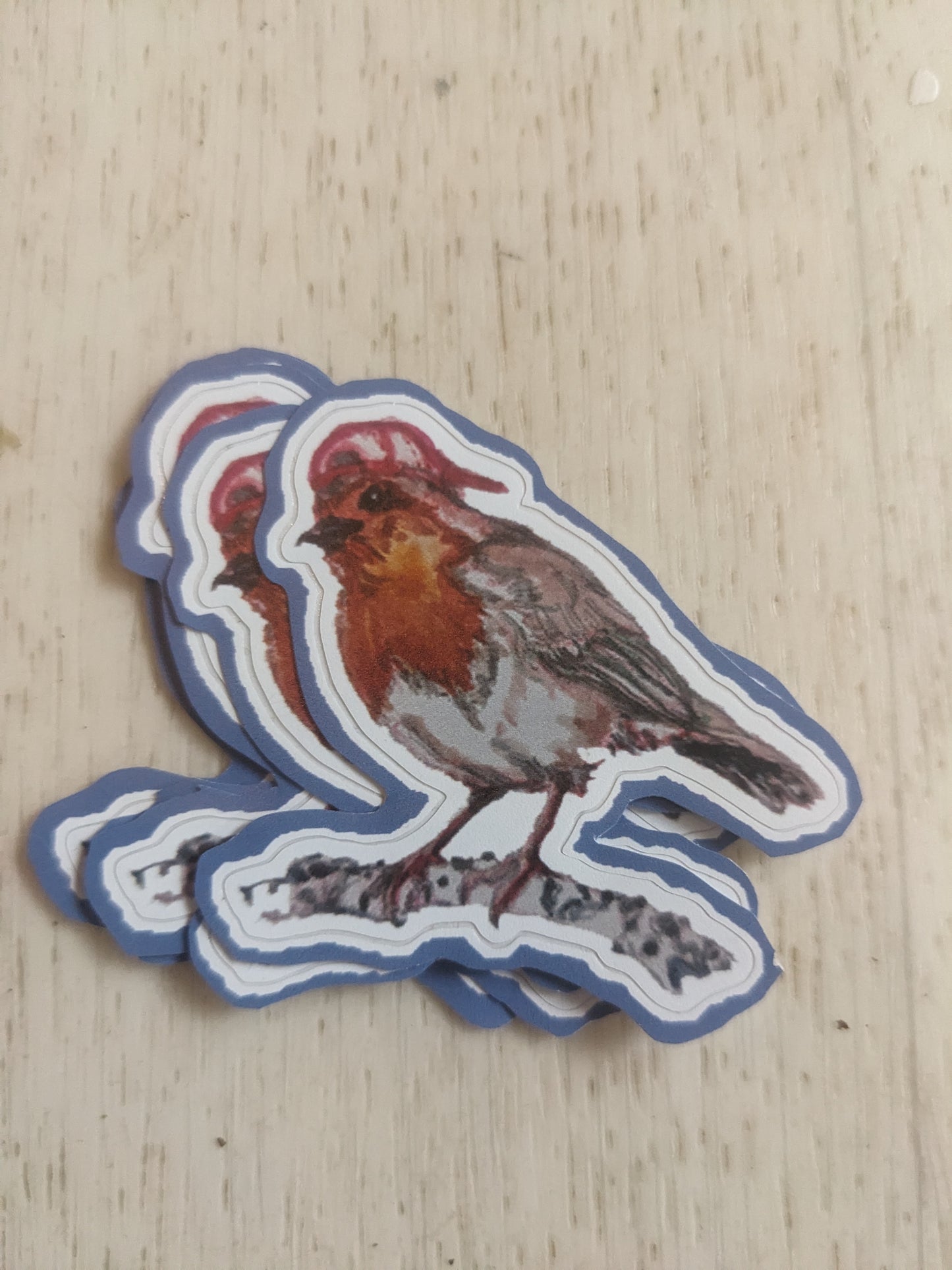 Brad the European Robin Sticker