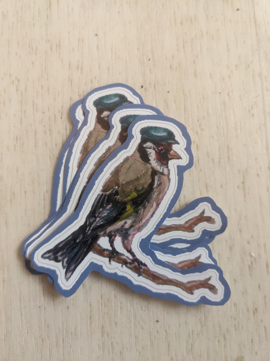 George the Goldfinch Sticker