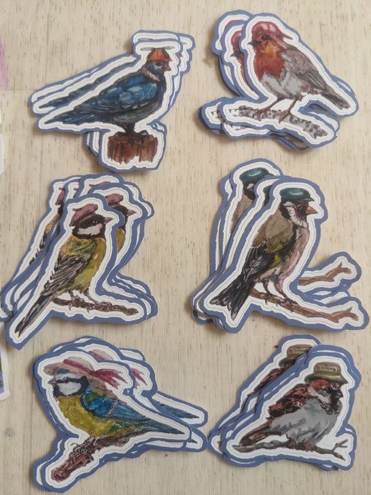 Brad the European Robin Sticker