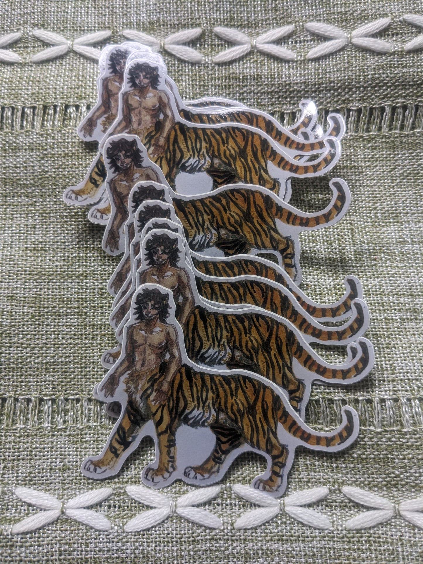Tigertaur Standing Sticker