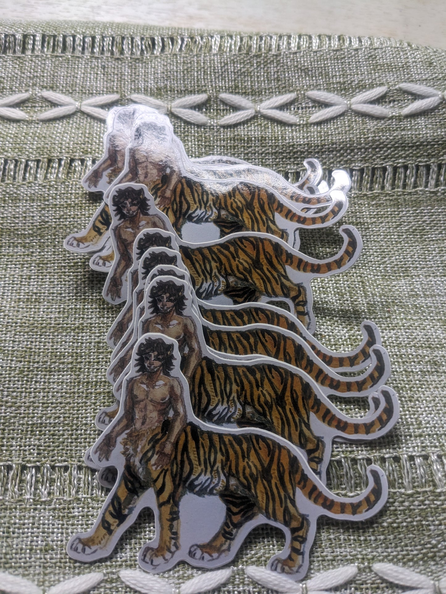 Tigertaur Standing Sticker