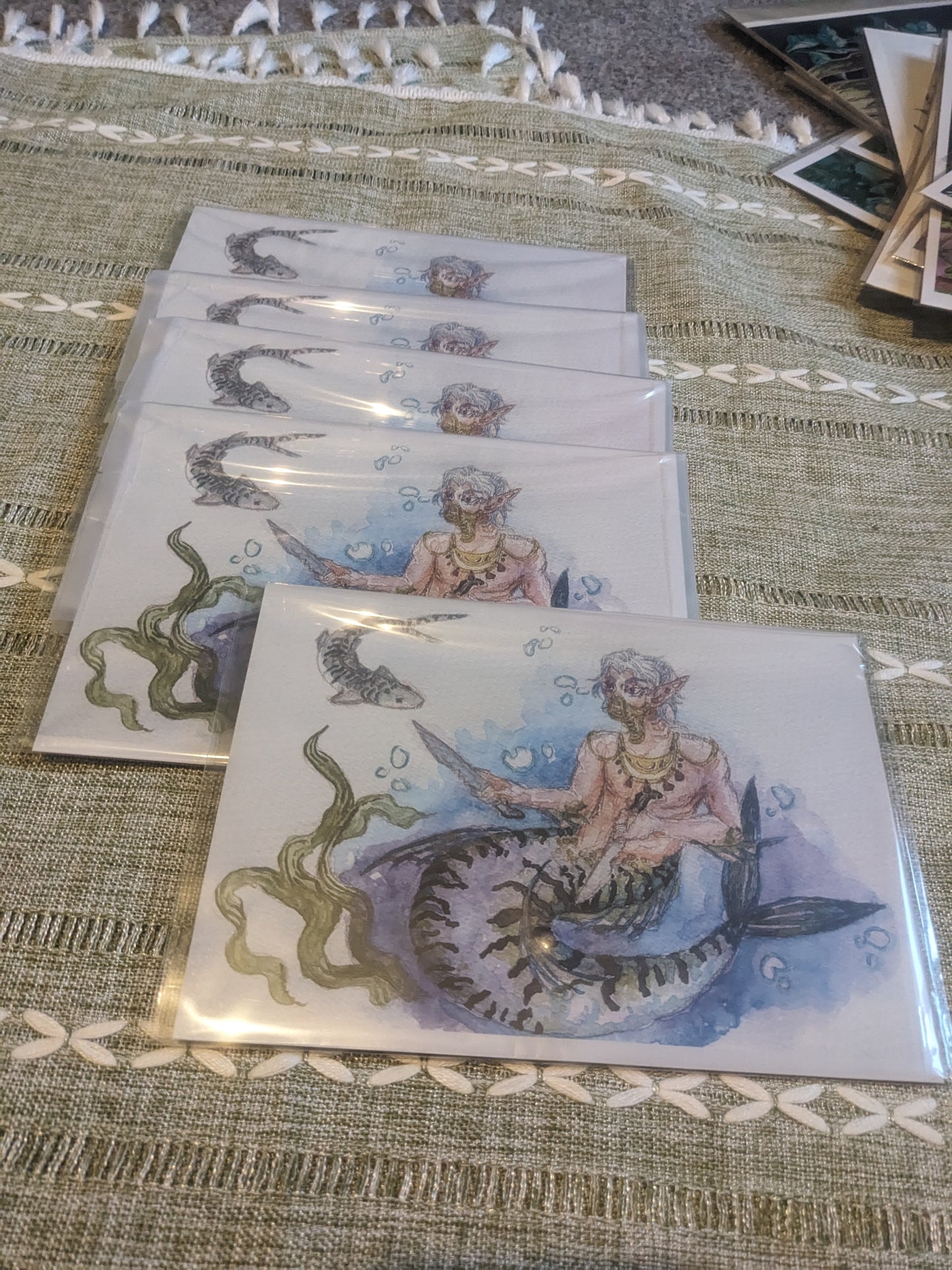 Mackerel Merman Print