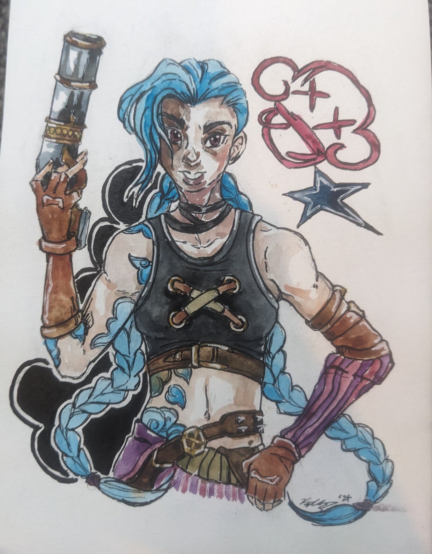 Jinx (Arcane) Keycharm