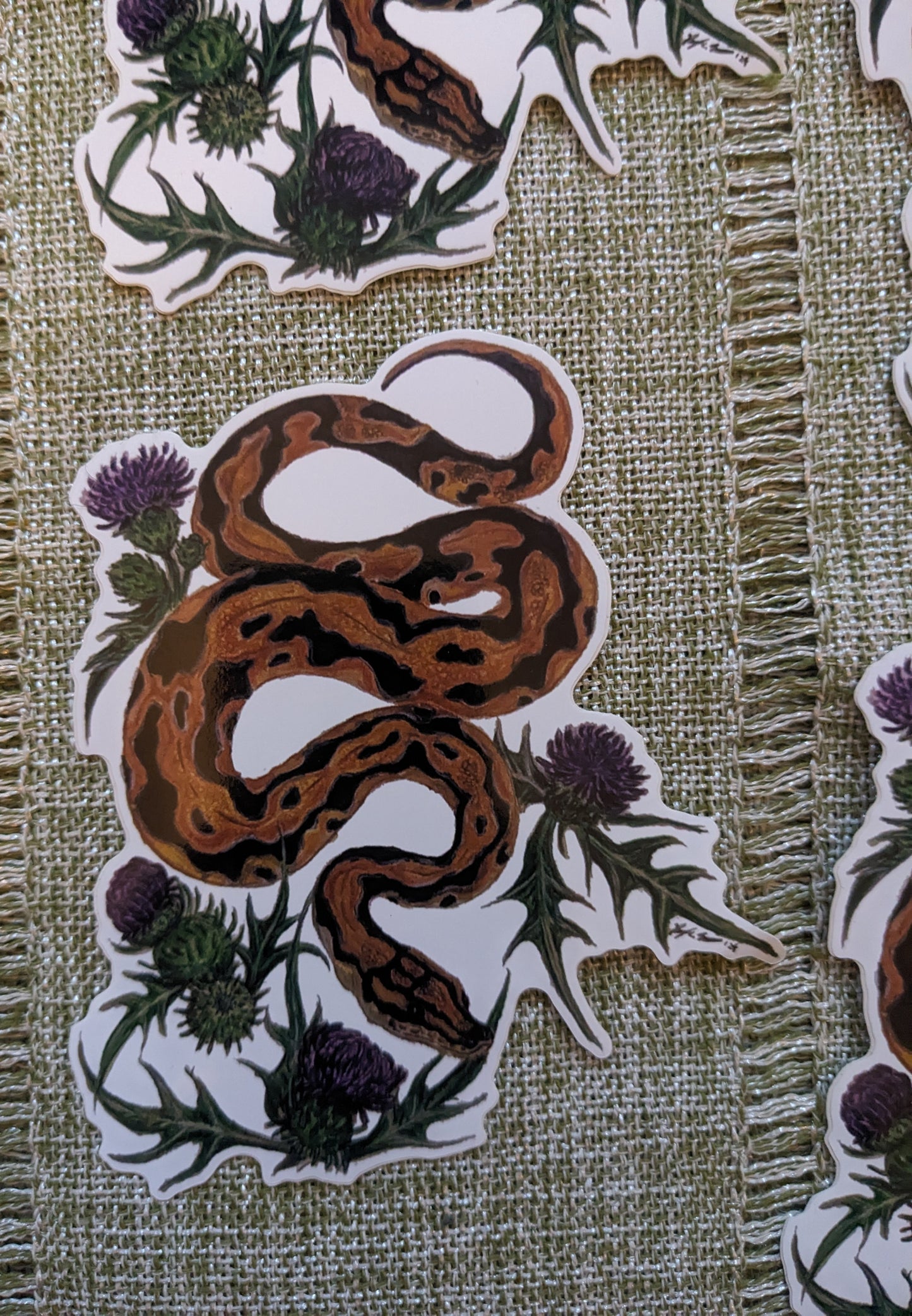 Thistles & Coils Sticker-Large