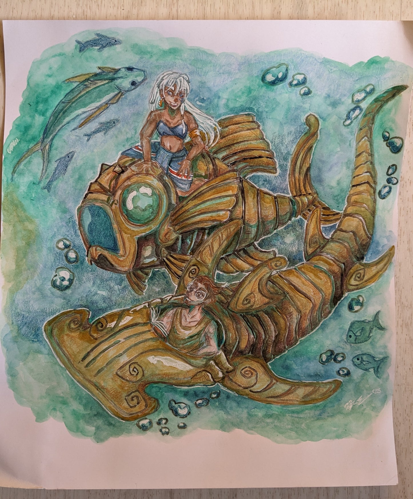 Finding Atlantis Keycharm-Large