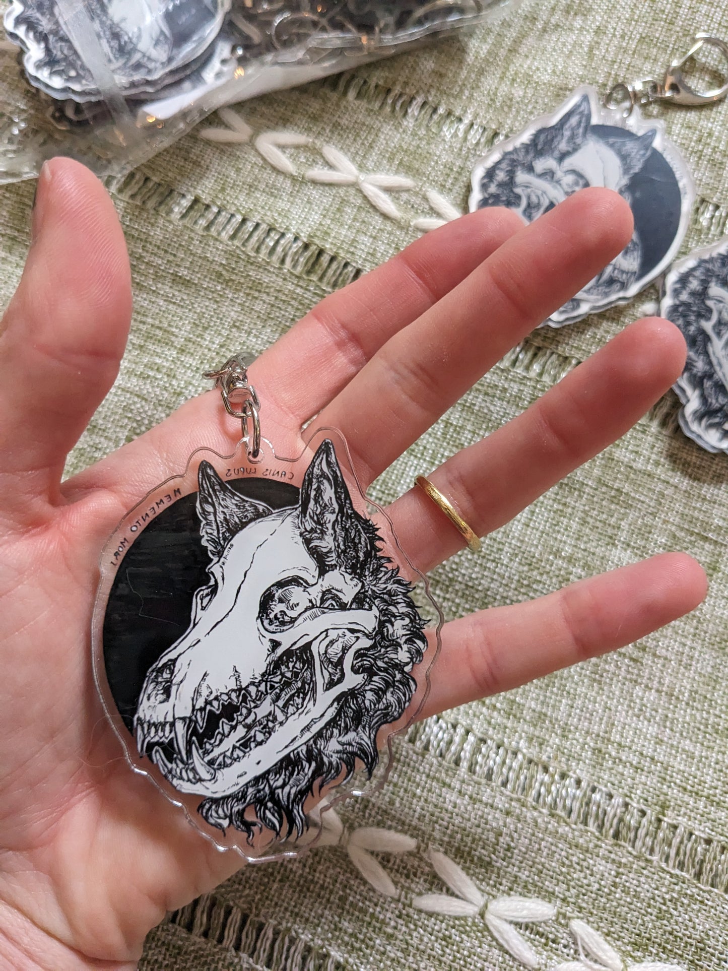 Canis Lupus Large Keycharm