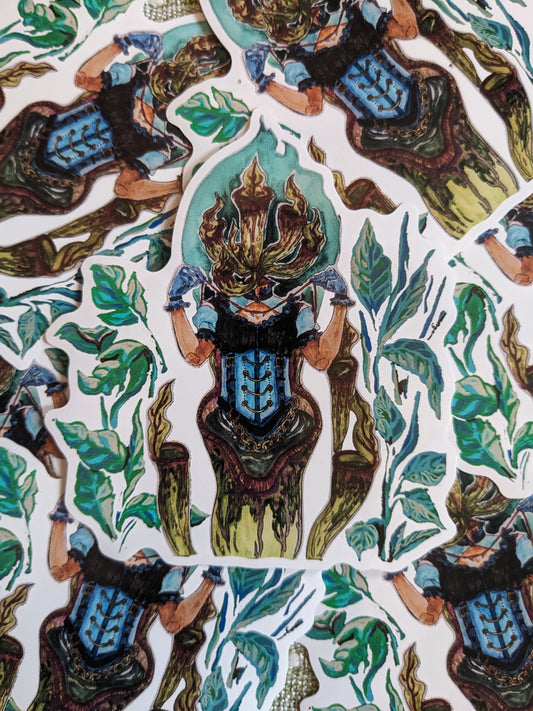 Pitcher Prince Sticker-Large