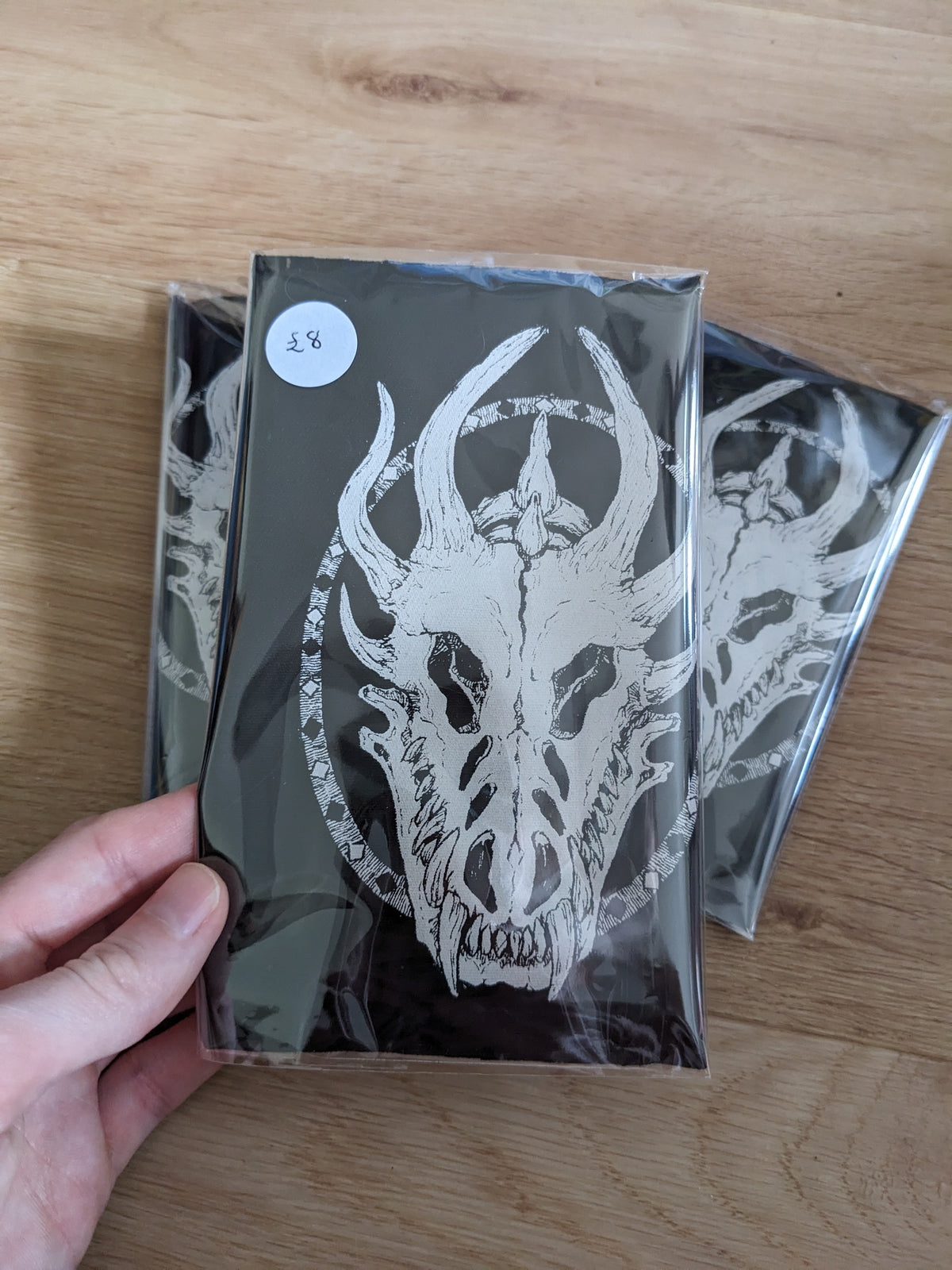 Dragon Skull A6 Fabric Patch