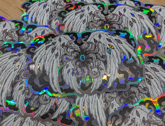 Be Not Afraid Holographic Sticker
